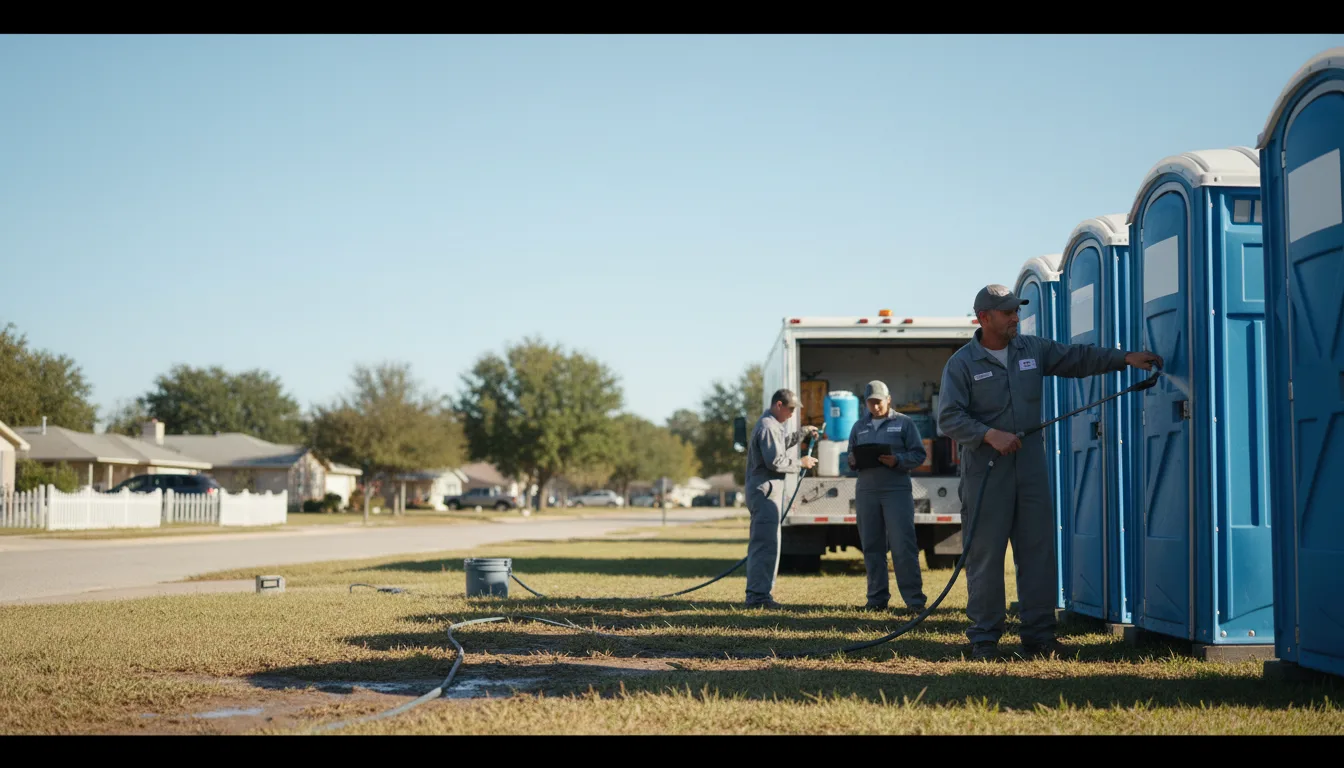 Long-Term Portable Toilet Rental in Ideal, GA near me
